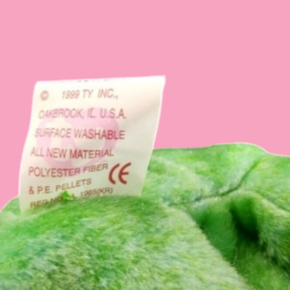 KICKS 1998 Retired Ty Beanie Baby Plush with Tags in Halloween Pumpkin Costume - Picture 12 of 12